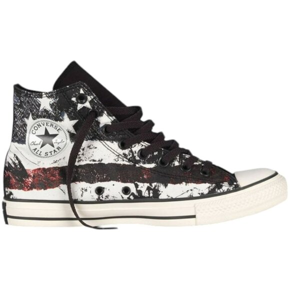 Converse Shoes - Converse Unisex Chuck Taylor All Star Flag Hi Top - Red/White/Blue/Black - 7
